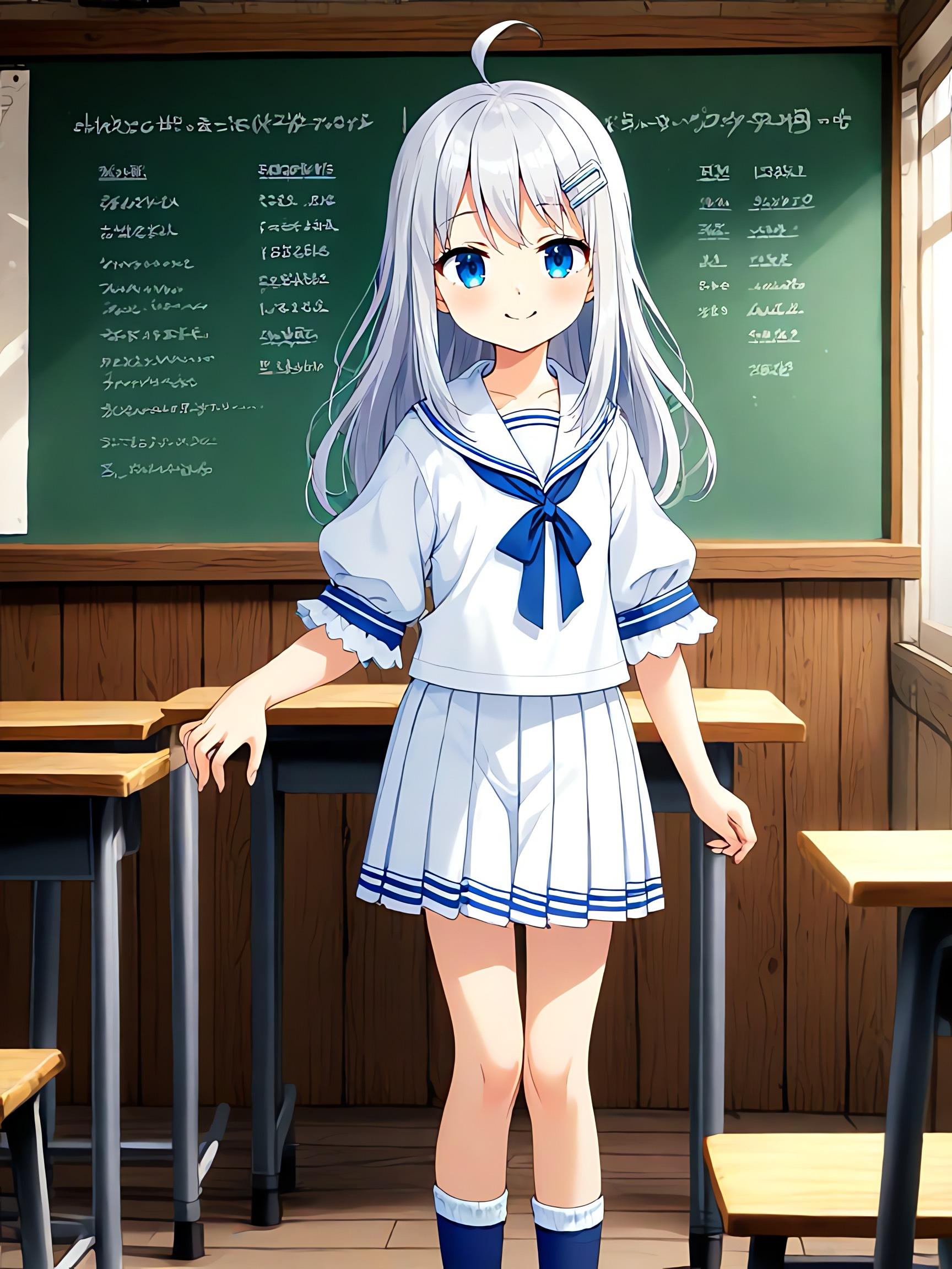 午後の教室！ | の人気AIイラスト・グラビア