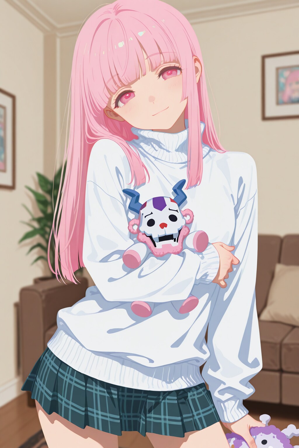 OPALちゃんと謎のぬいぐるみ | の人気AIイラスト・グラビア