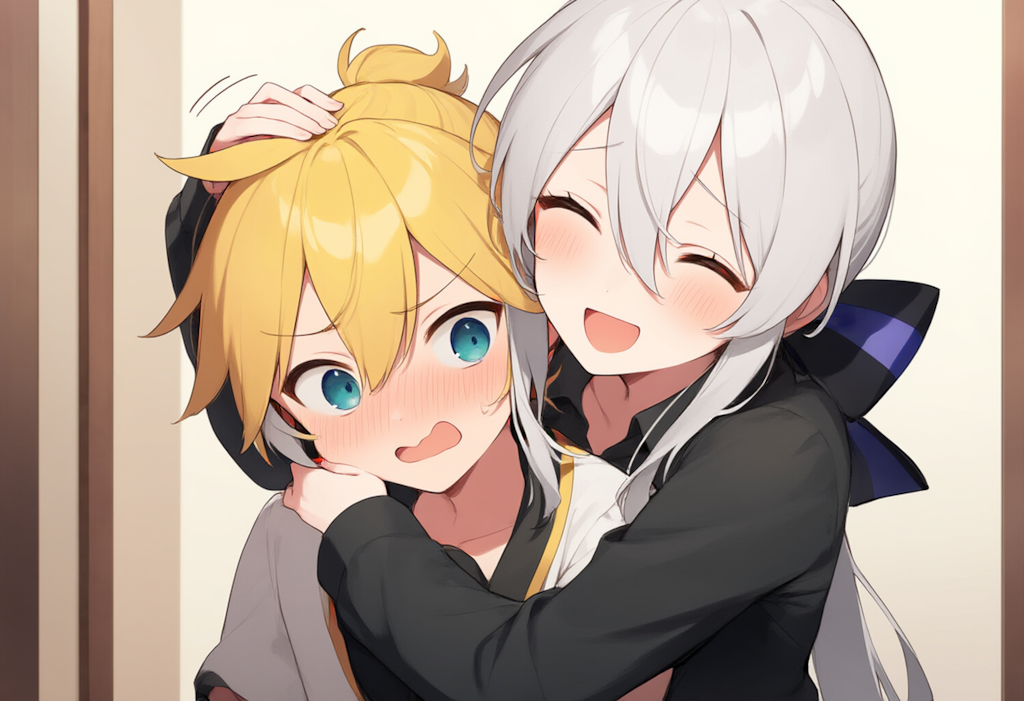 ボーカロイド　れんきゅんがよしよしされるだけ　（ハク版）