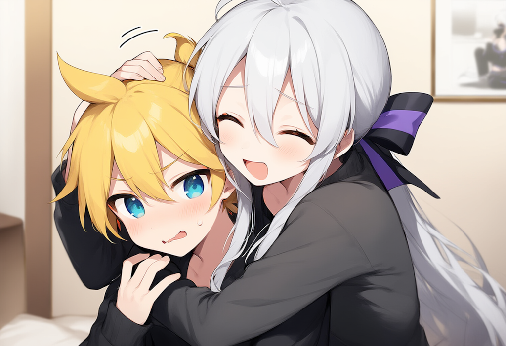 ボーカロイド　れんきゅんがよしよしされるだけ　（ハク版）
