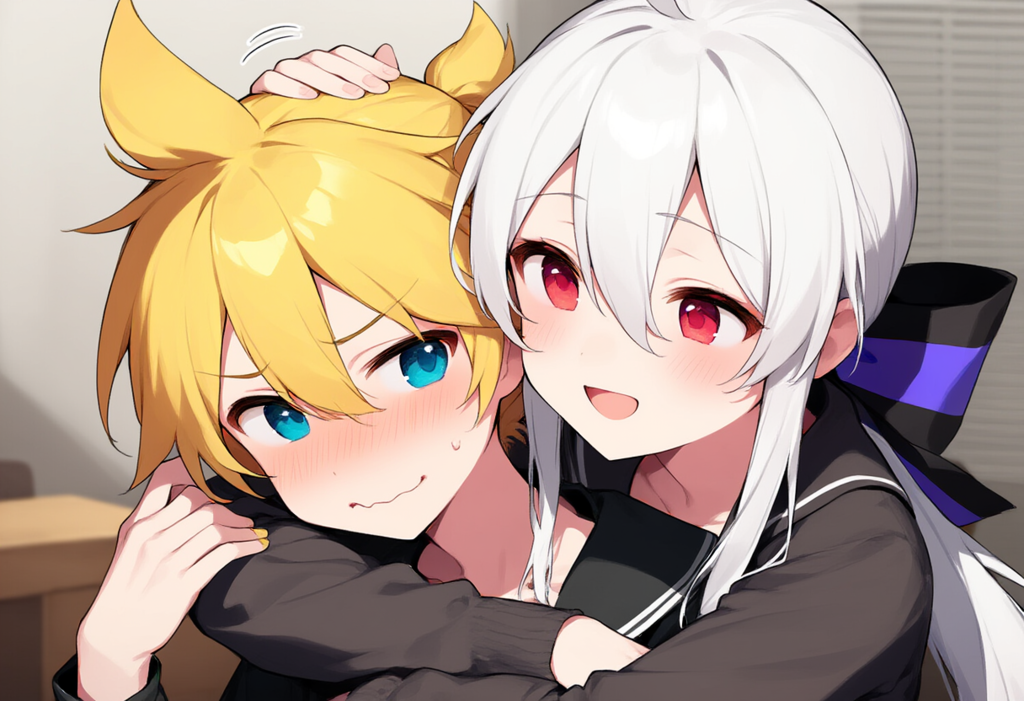 ボーカロイド　れんきゅんがよしよしされるだけ　（ハク版）