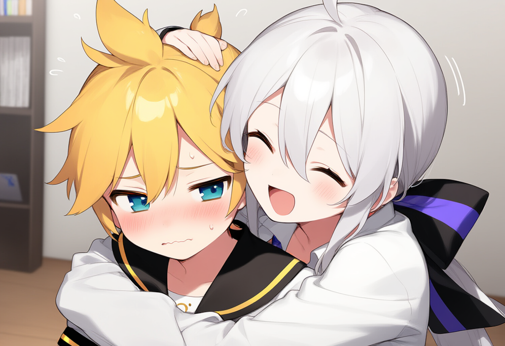 ボーカロイド　れんきゅんがよしよしされるだけ　（ハク版）