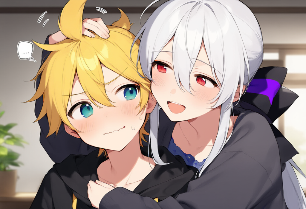 ボーカロイド　れんきゅんがよしよしされるだけ　（ハク版）