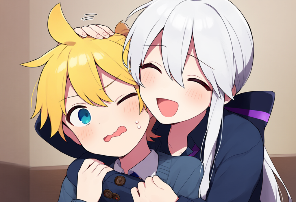 ボーカロイド　れんきゅんがよしよしされるだけ　（ハク版）