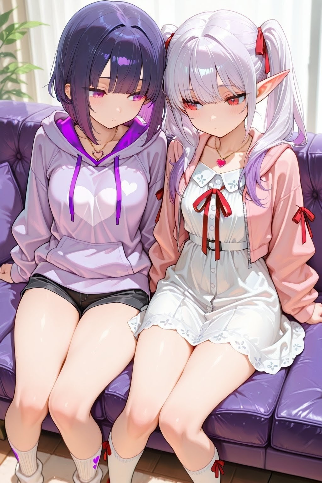 紫月とシロネさんのツーショット