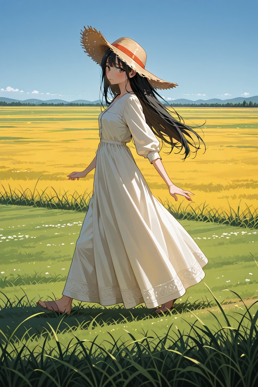 麦わら帽子の少女 | の人気AIイラスト・グラビア
