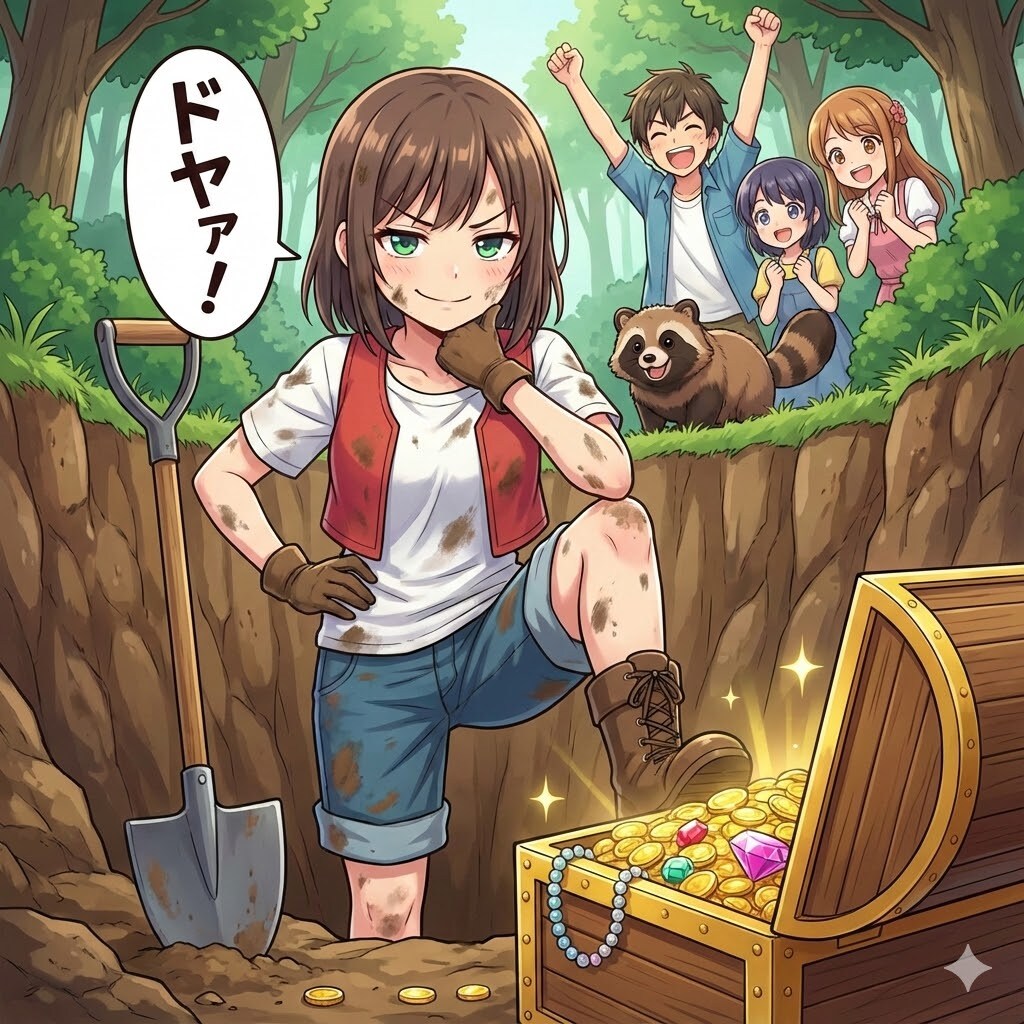 埋蔵金💰ゲット