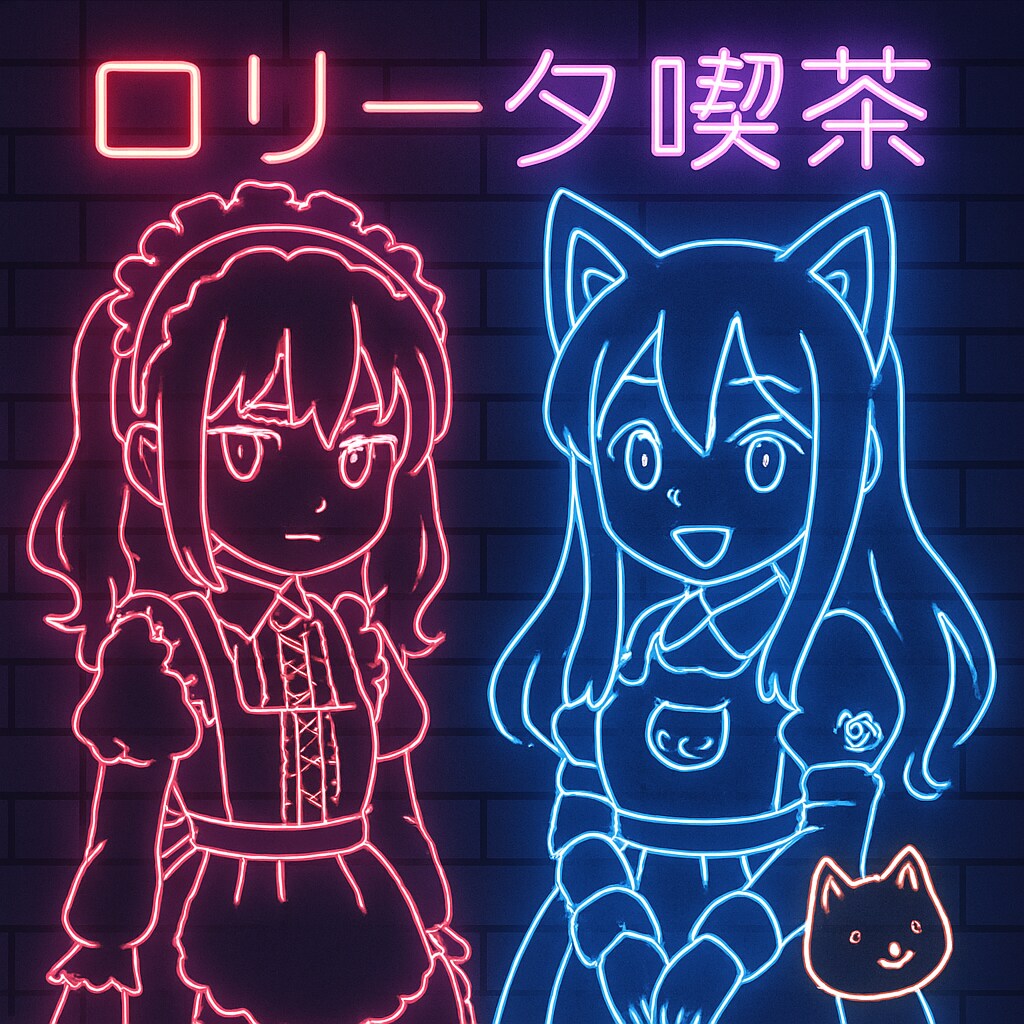 ねおんさいん(いろんな人とか生成してもらった)