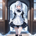 冬のメイド 3枚目
