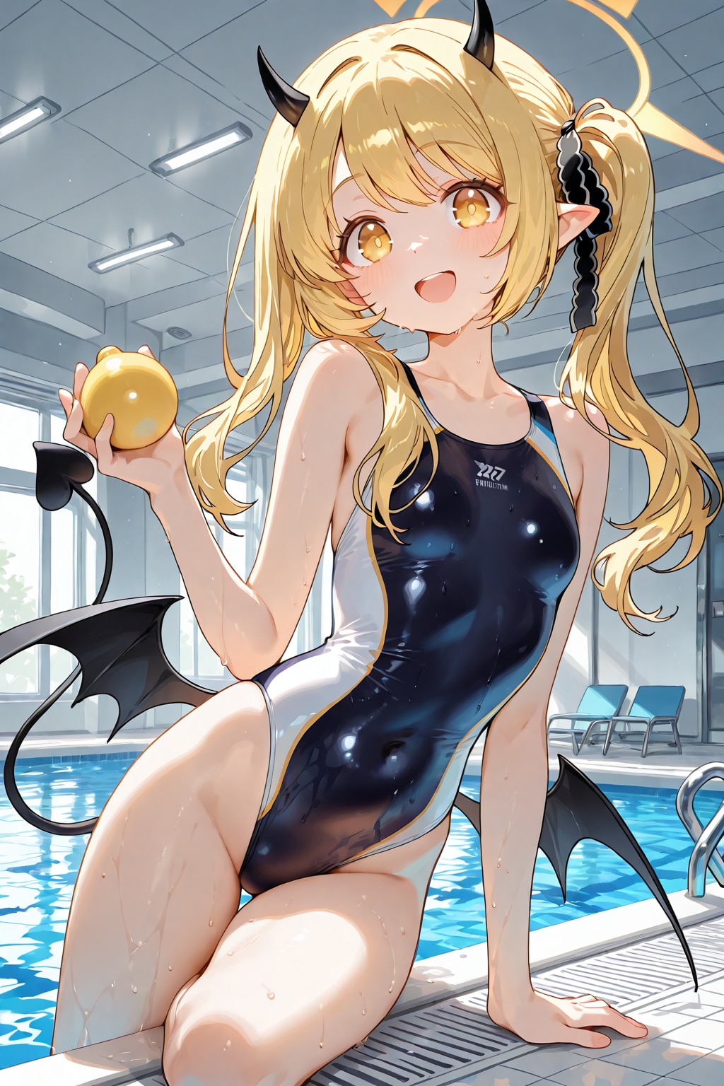 競泳水着のイブキ