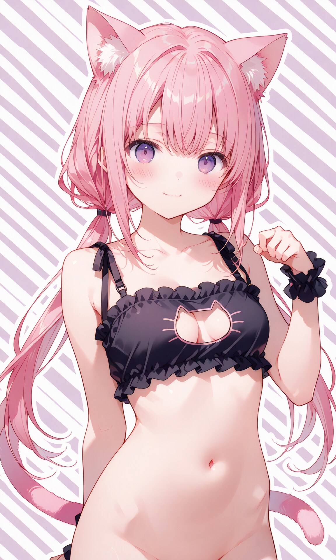 猫下着と猫耳桃香（サムネ詐欺）