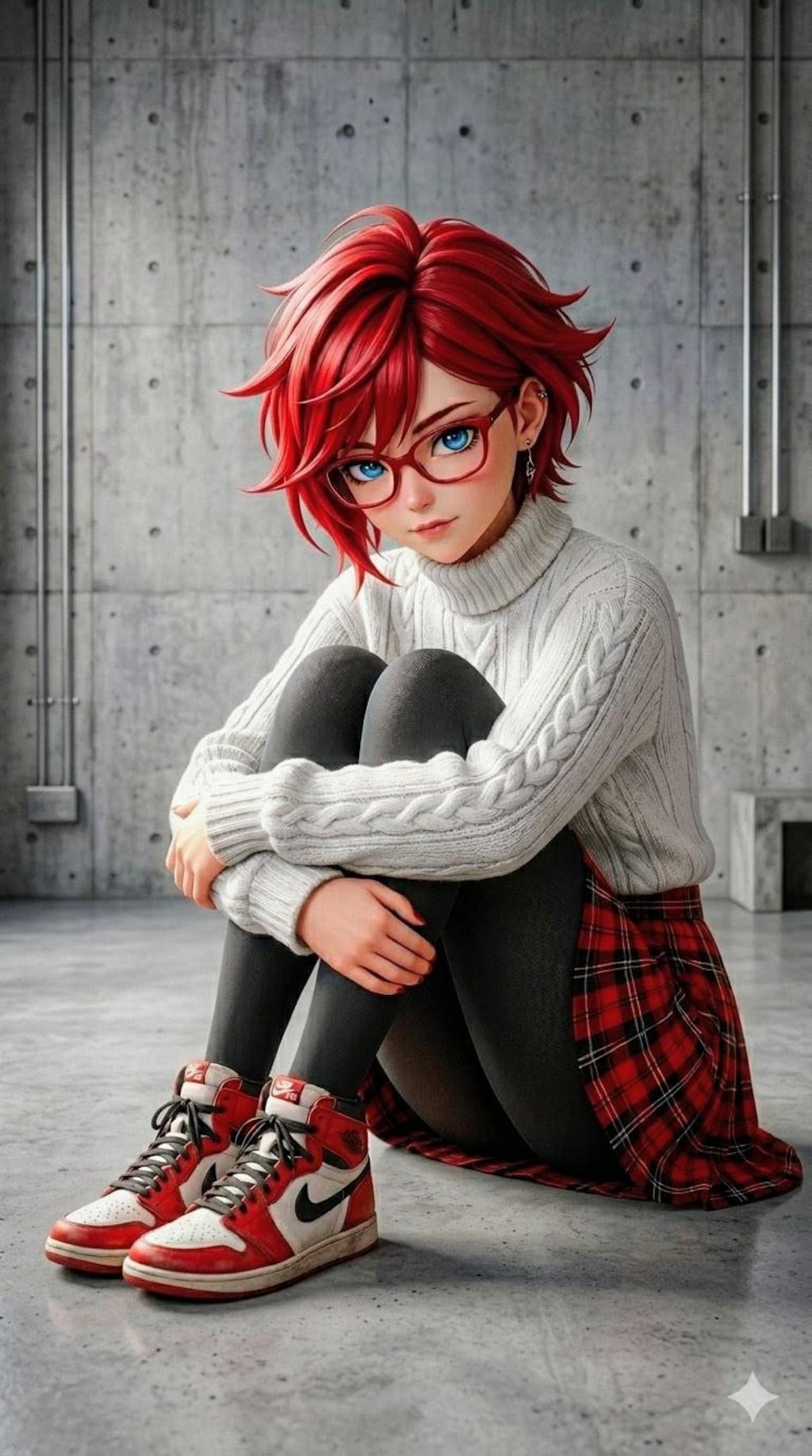 USB真澄お姉やん👓️✨61withたーとるねっくニット