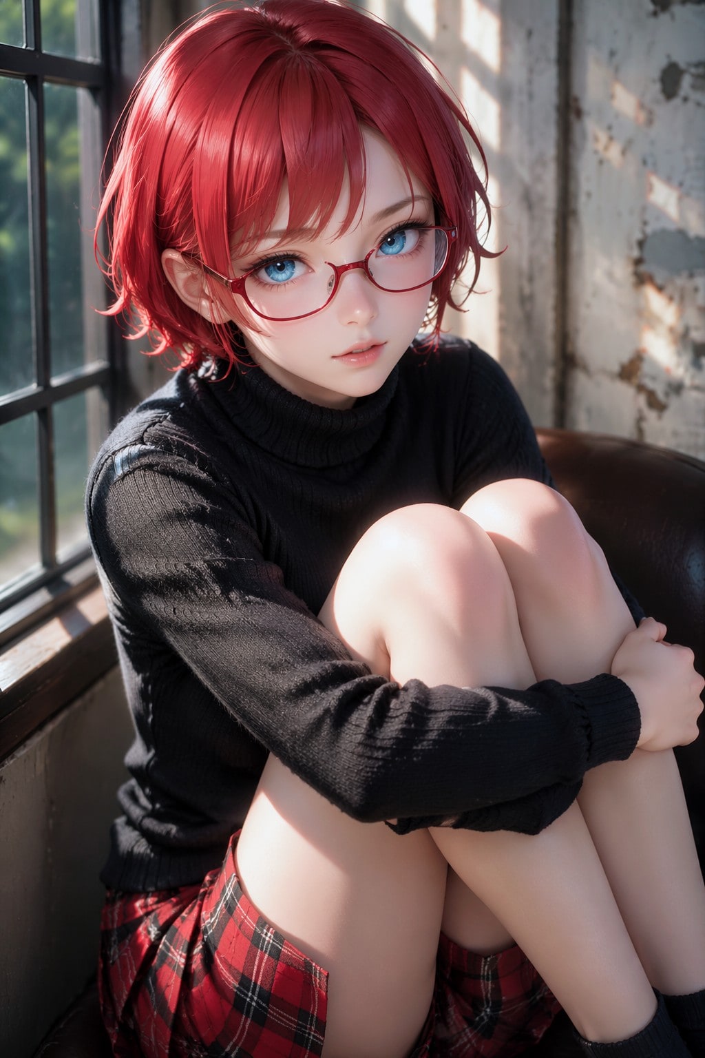 USB真澄お姉やん👓️✨61withたーとるねっくニット