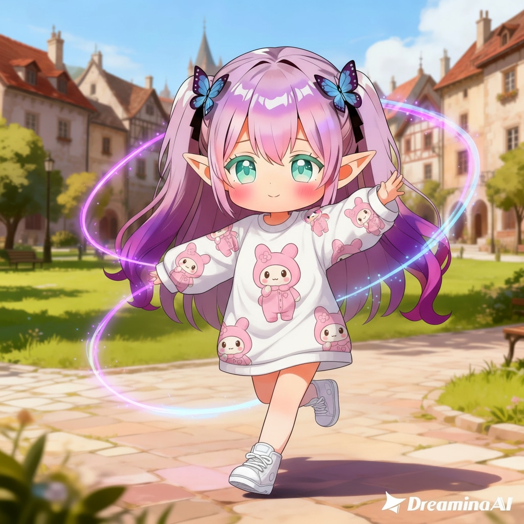 魔法の練習してまーす！