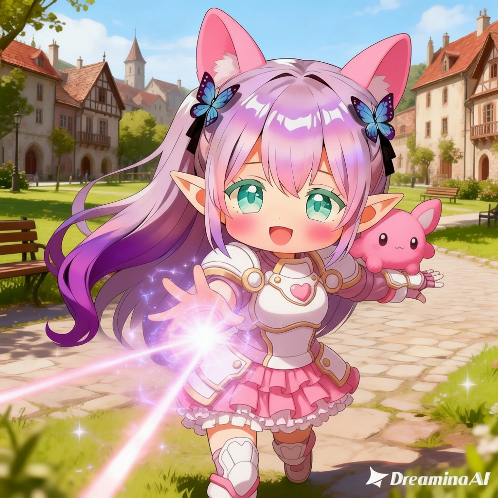 魔法の練習してまーす！