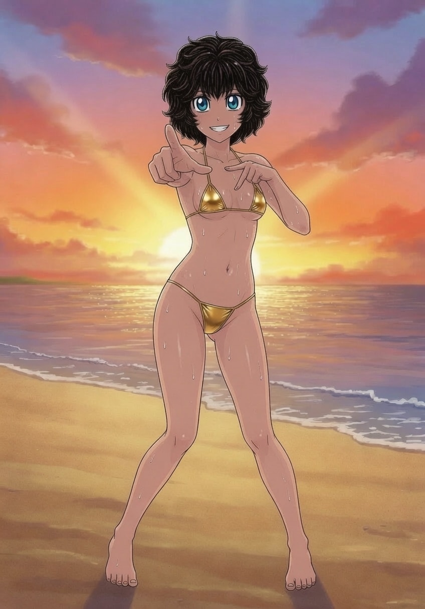色んなポーズをとってくれるGMB名探偵さん
