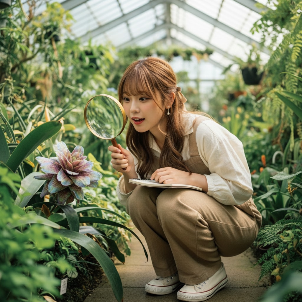 植物園での観察日記 | の人気AIイラスト・グラビア