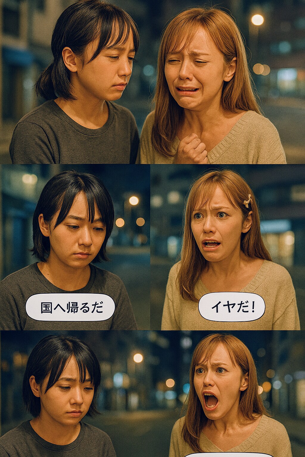 こなつ🐟️＆まこと🍖で、くにへかえるんだな02