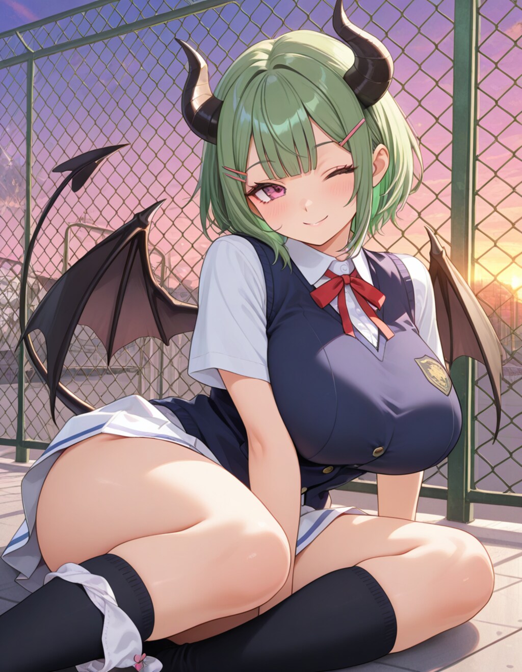 JK悪魔お姉ちゃんと秘密の学園デート・裏