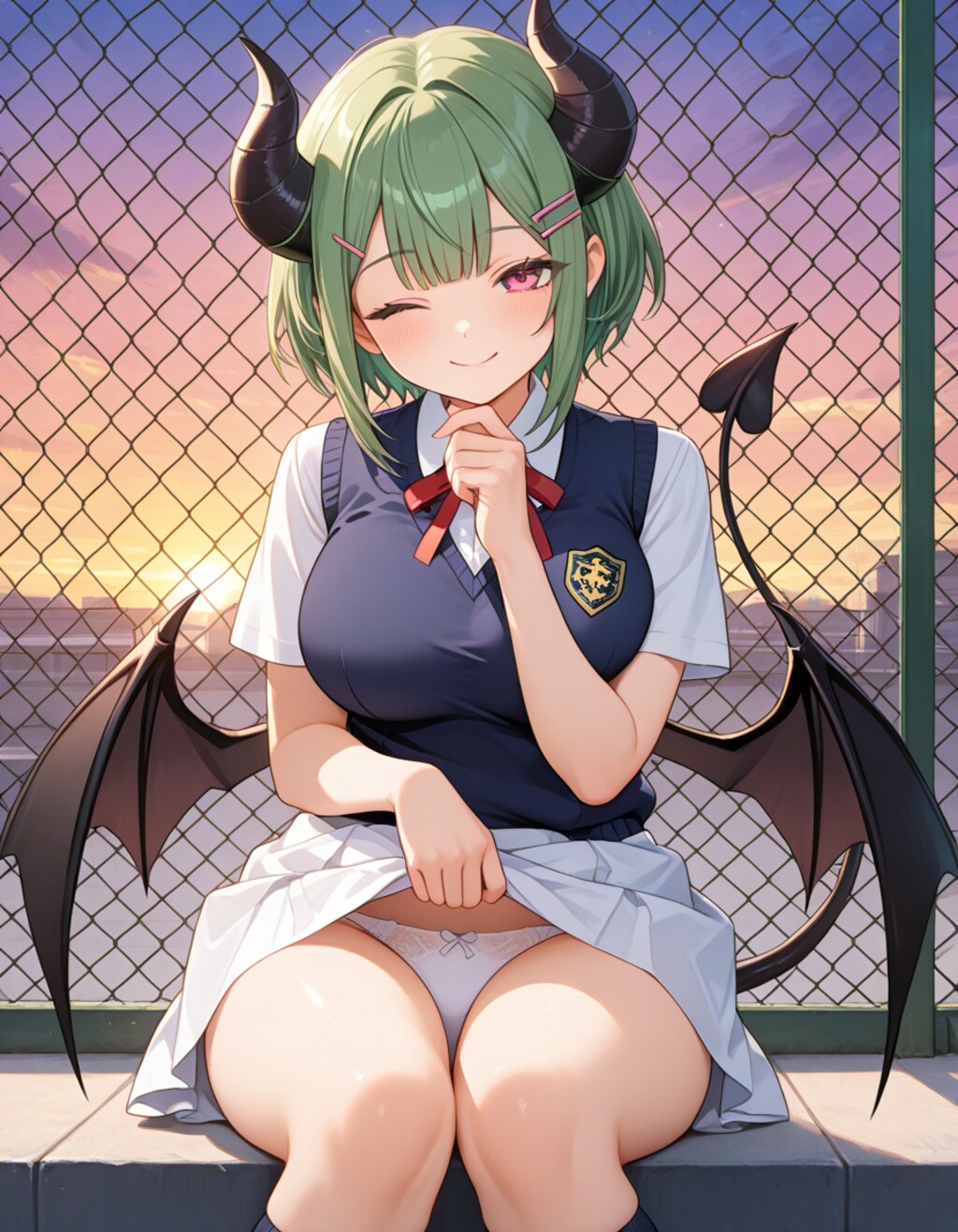 JK悪魔お姉ちゃんと秘密の学園デート・裏