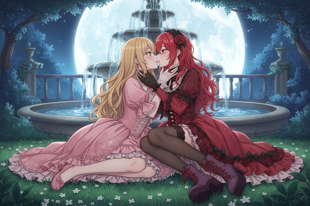 月下薔薇の秘め事