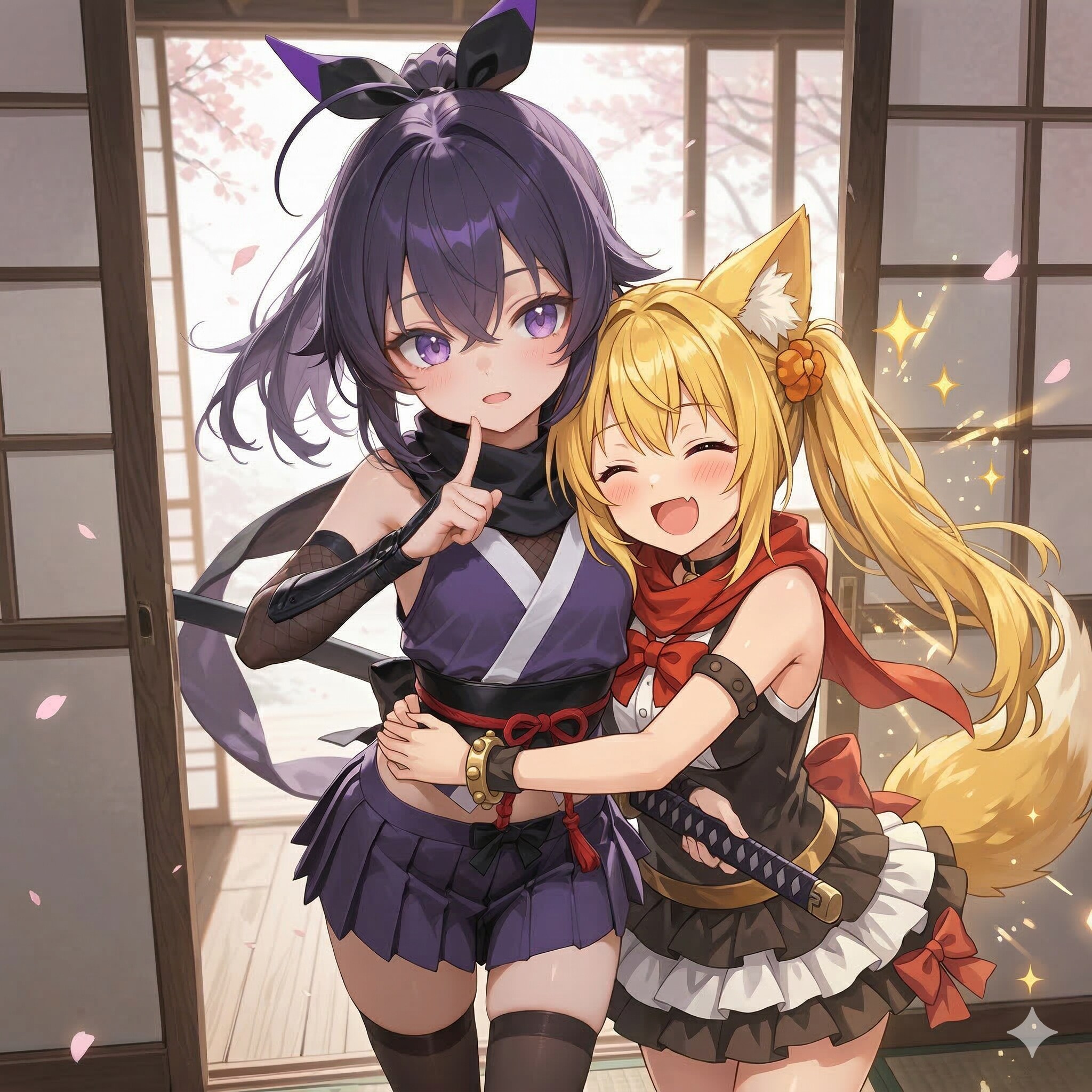 紫琳さんの千代ちゃんに懐く