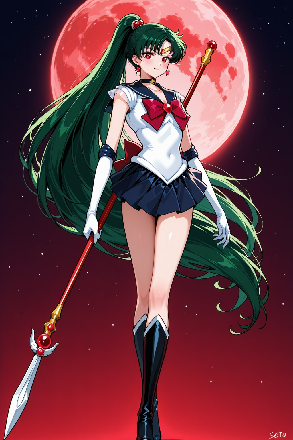 セーラープルートDRIP | の人気AIイラスト・グラビア