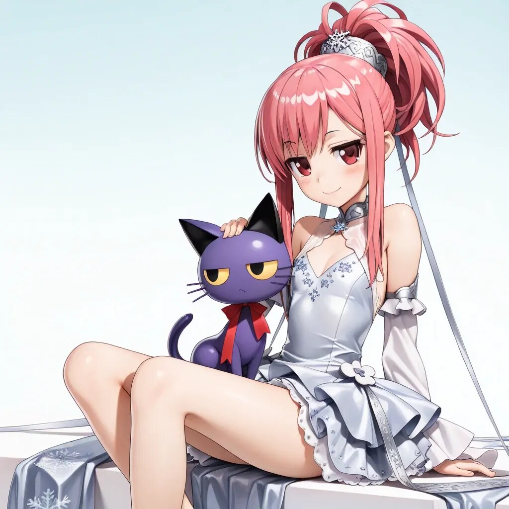 魔法少女とジト目相棒 | の人気AIイラスト・グラビア