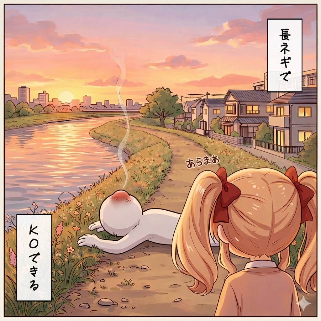 ※長ネギは武器ではありません