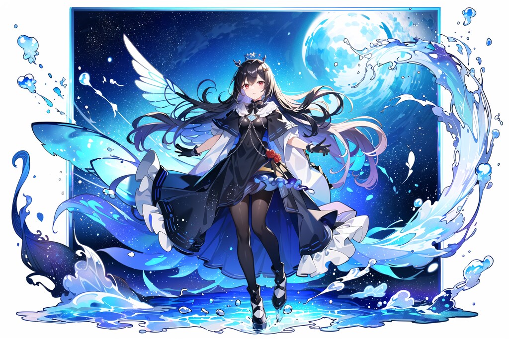 #16 クラゲたち 背景コレクション50チャレンジ