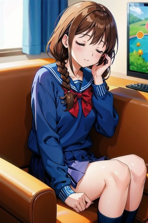 寝落ち😪💤