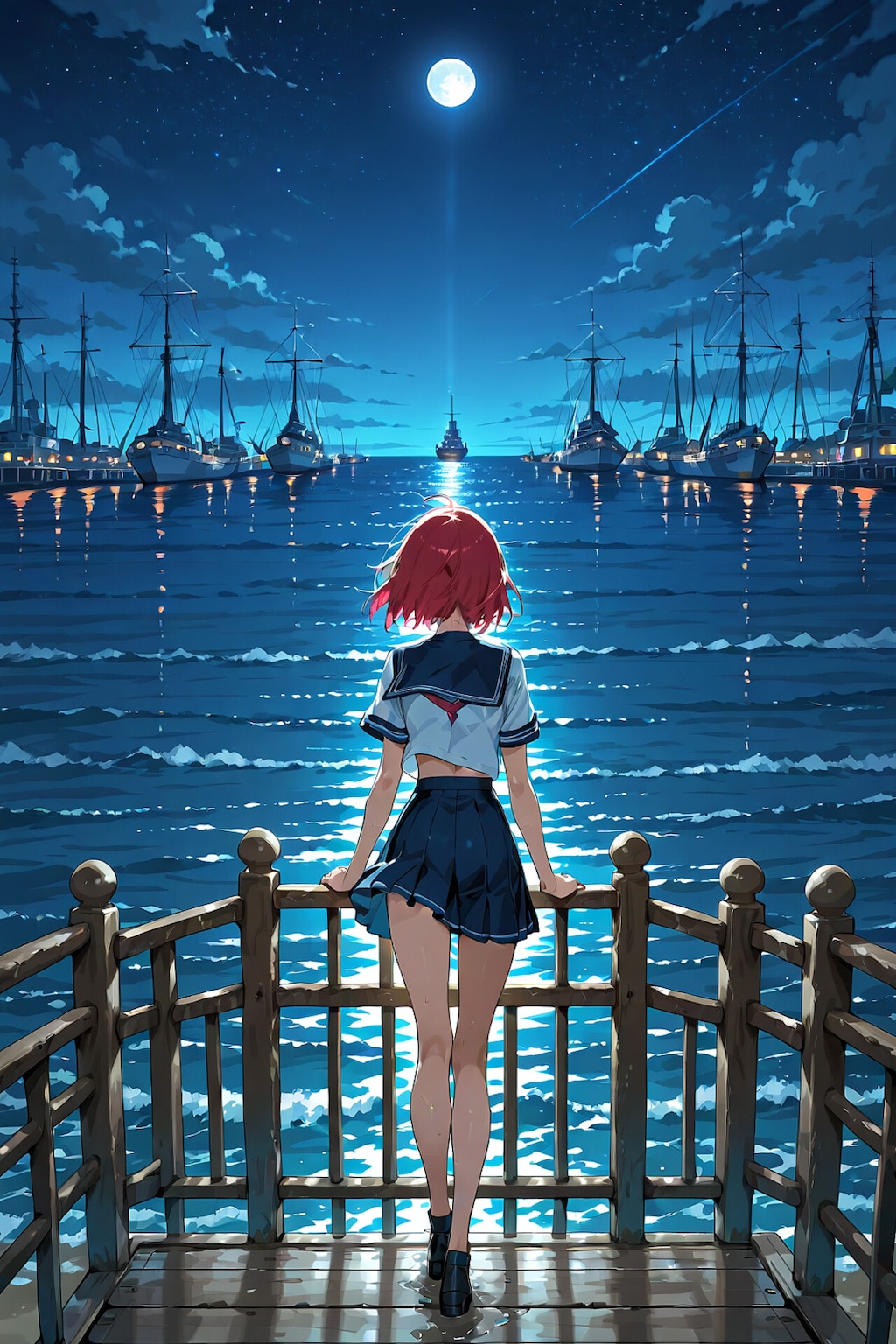 港の風景画展①