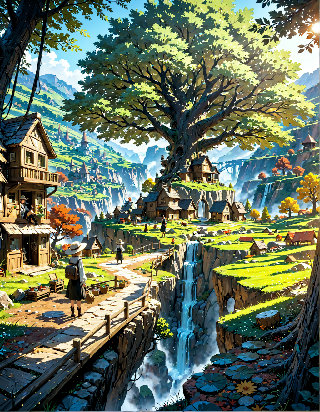 ツリーハウスのある風景