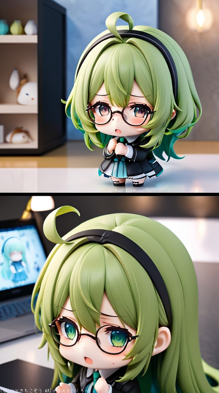 も〜こんなにたくさんかわいい娘ばかり作って！AIに嫉妬しちゃいます