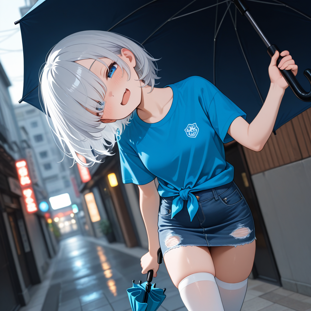 傘のお届けでーす | の人気AIイラスト・グラビア