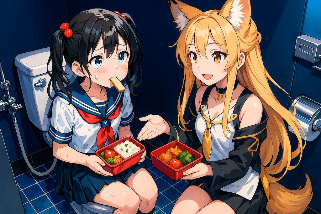 ボッチの私がトイレの精霊を名乗る狐耳少女と色んな事を体験してついでに世界の謎に挑みつつ世界を救う事になった件