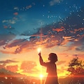 白猫と魔法少女 2枚目