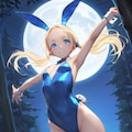 月夜のバニーガール 3枚目