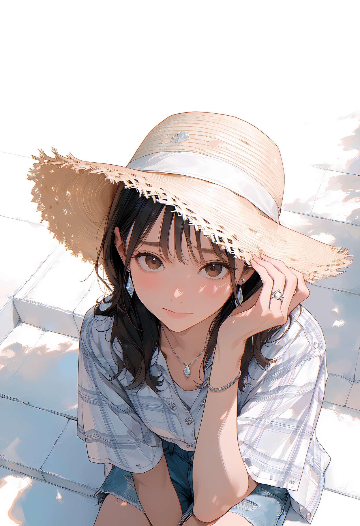御影石の街