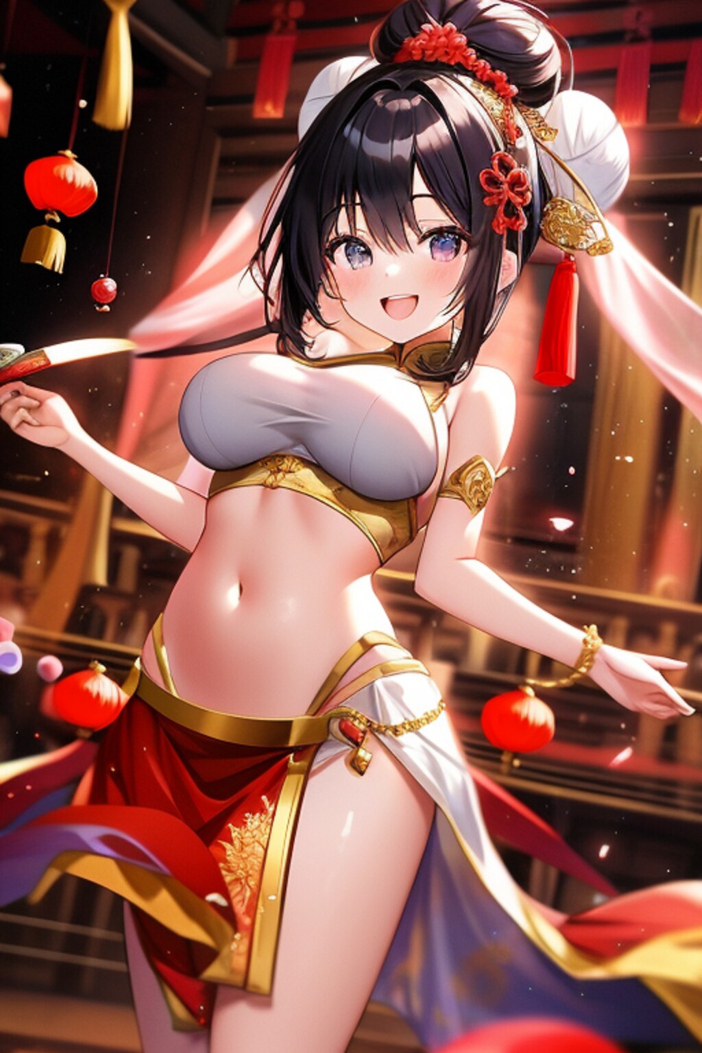 中華の踊り子です