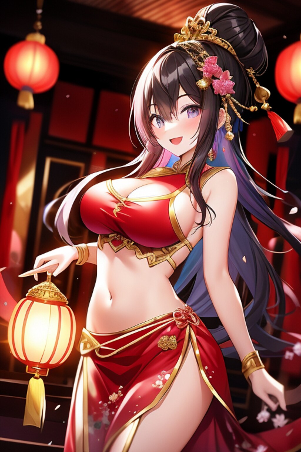 中華の踊り子です