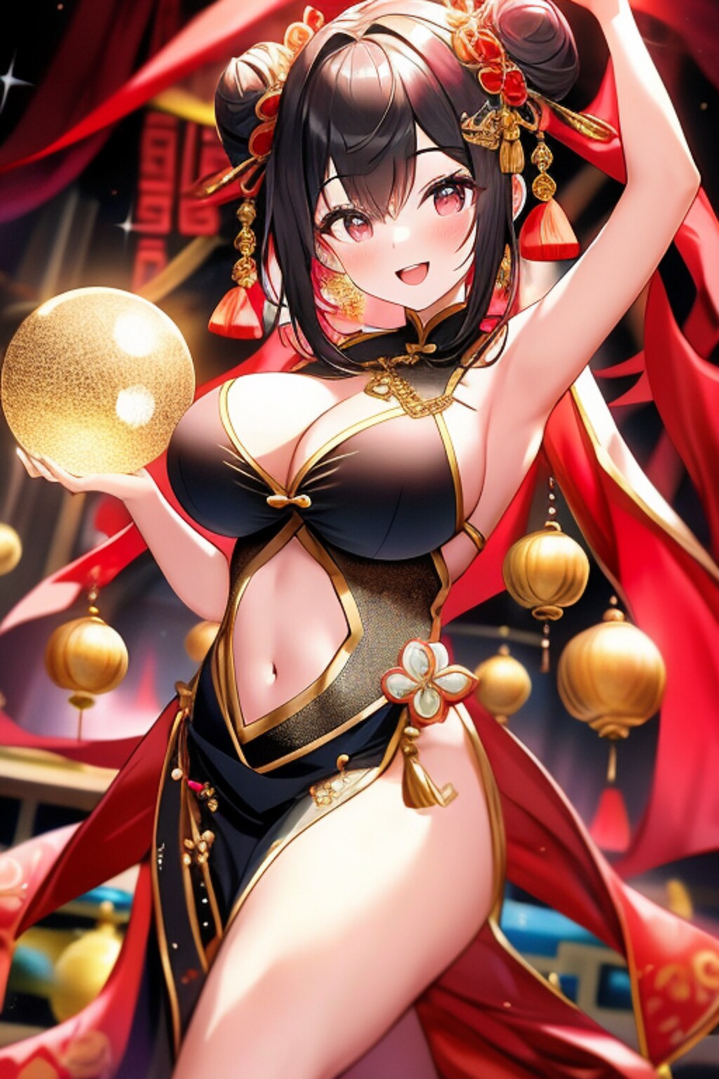 中華の踊り子です