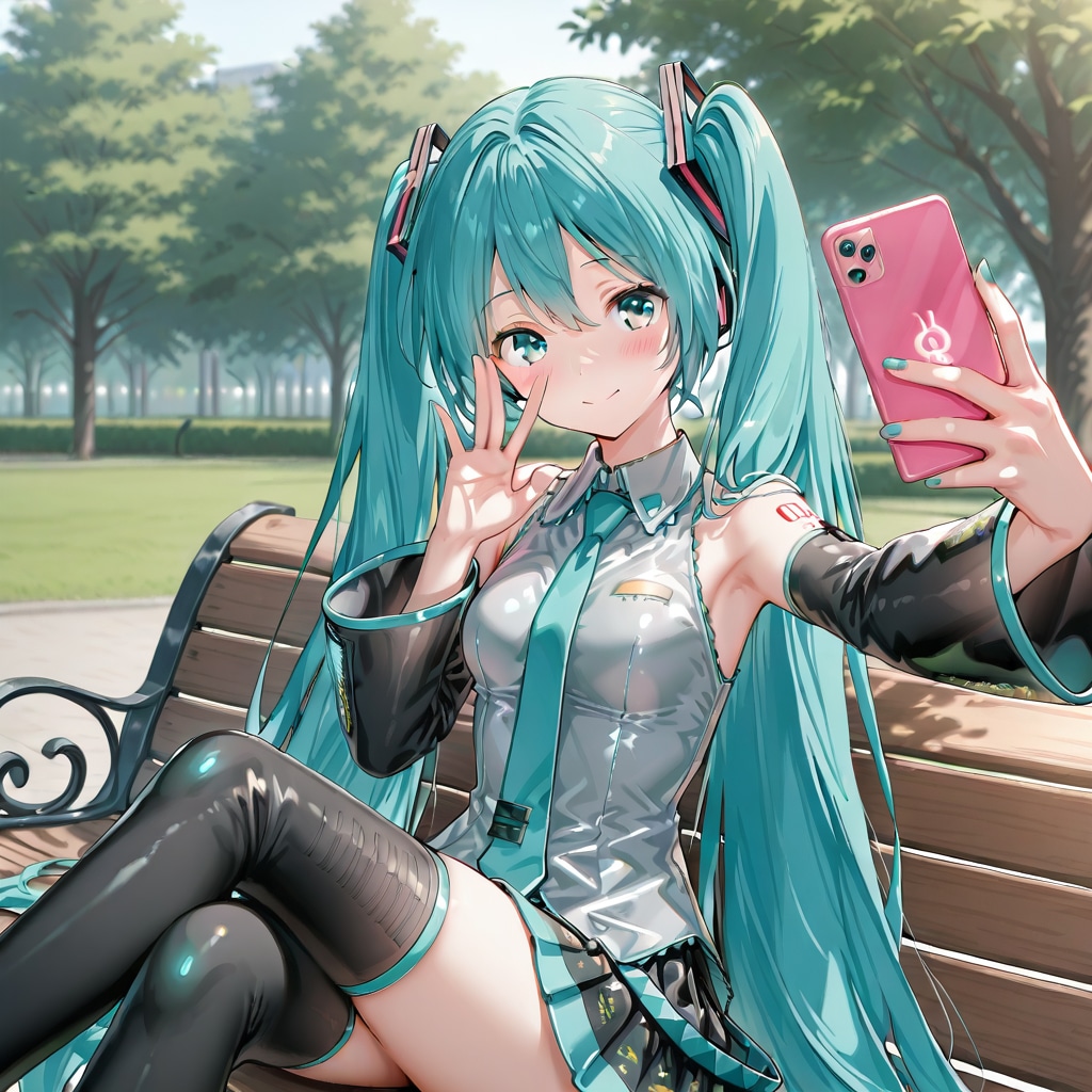 QILIN 初音ミク 自撮り