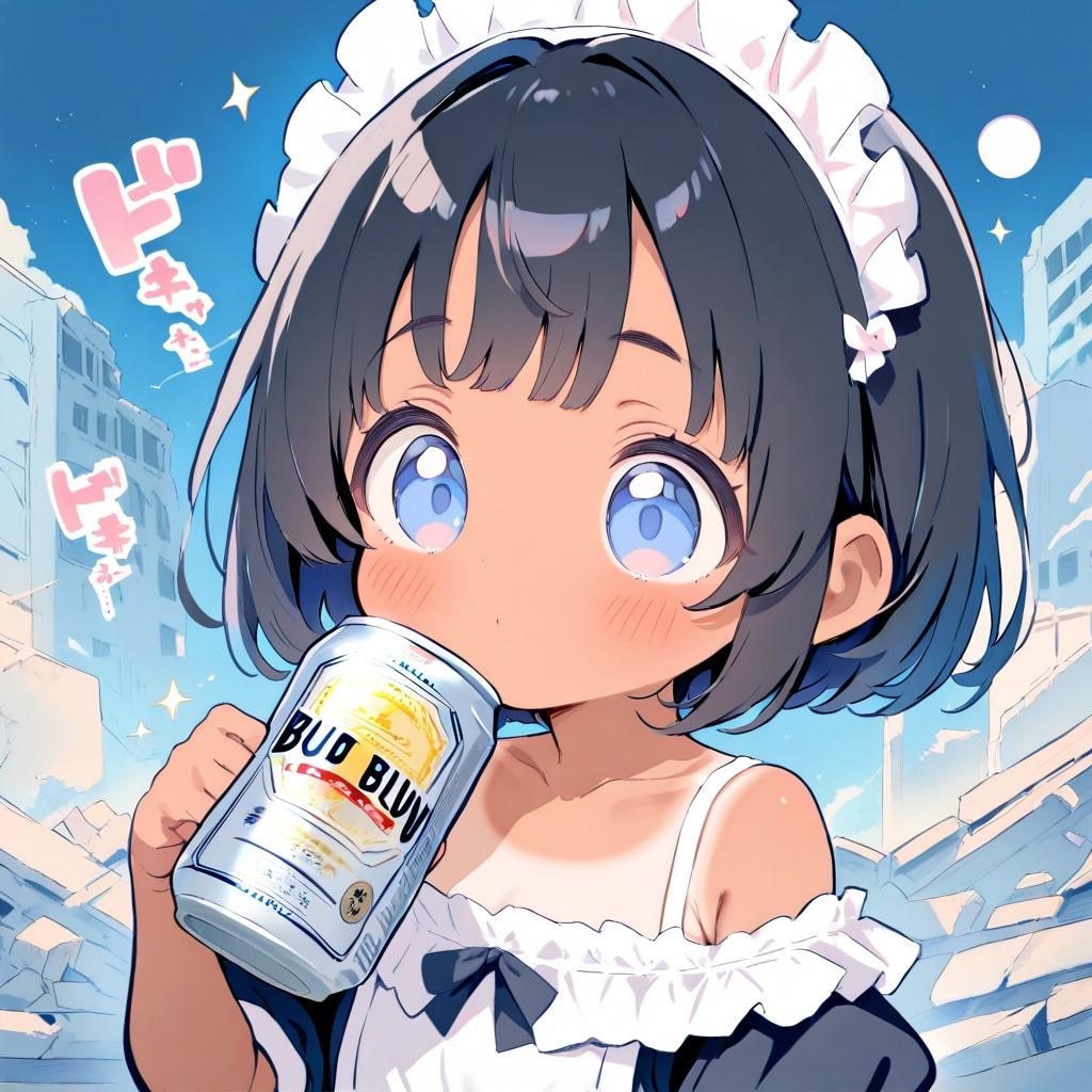 ビールとメイド