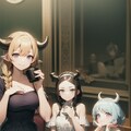 親しいママ友と家族パーティ 2枚目