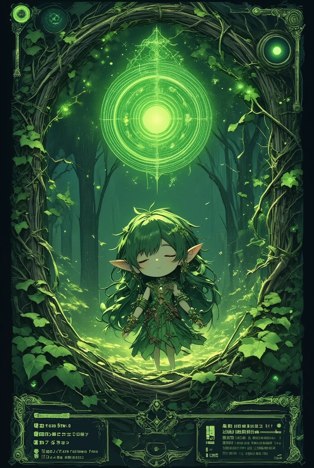 DRYADちゃんのステータス