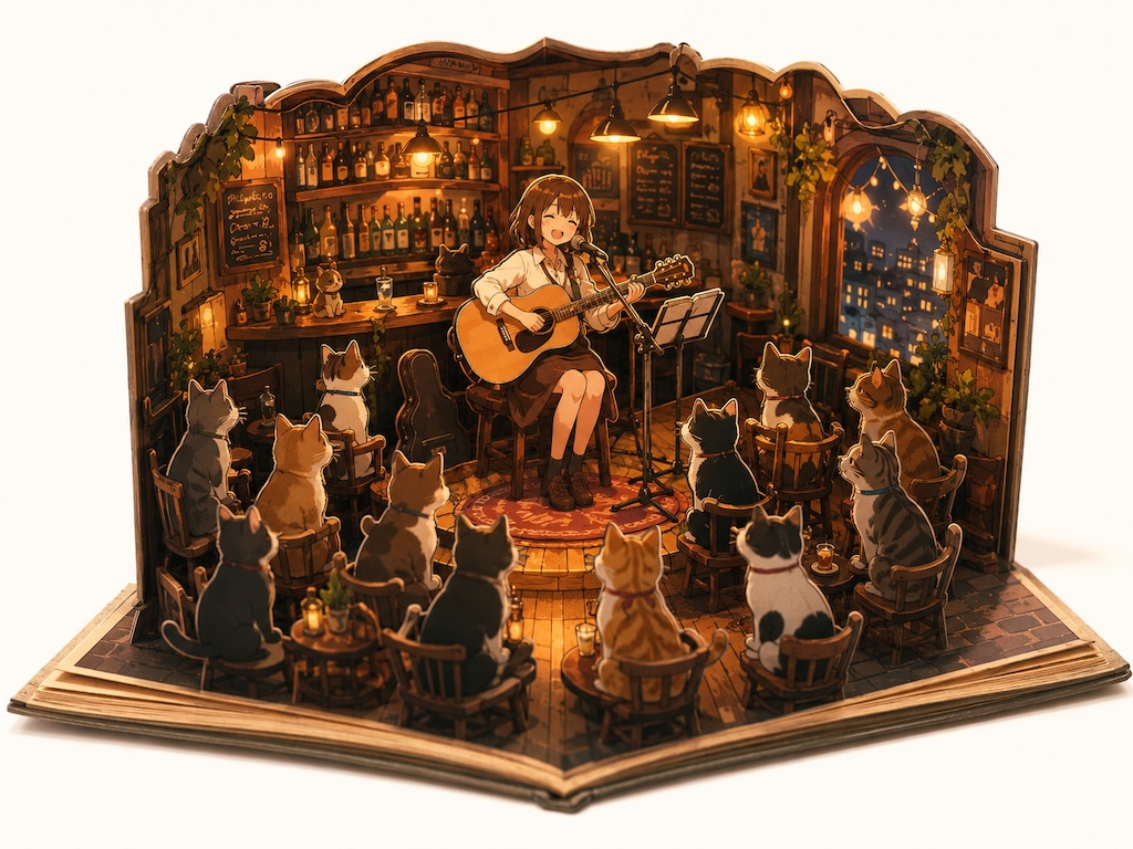 猫たちのための、夜の一曲
