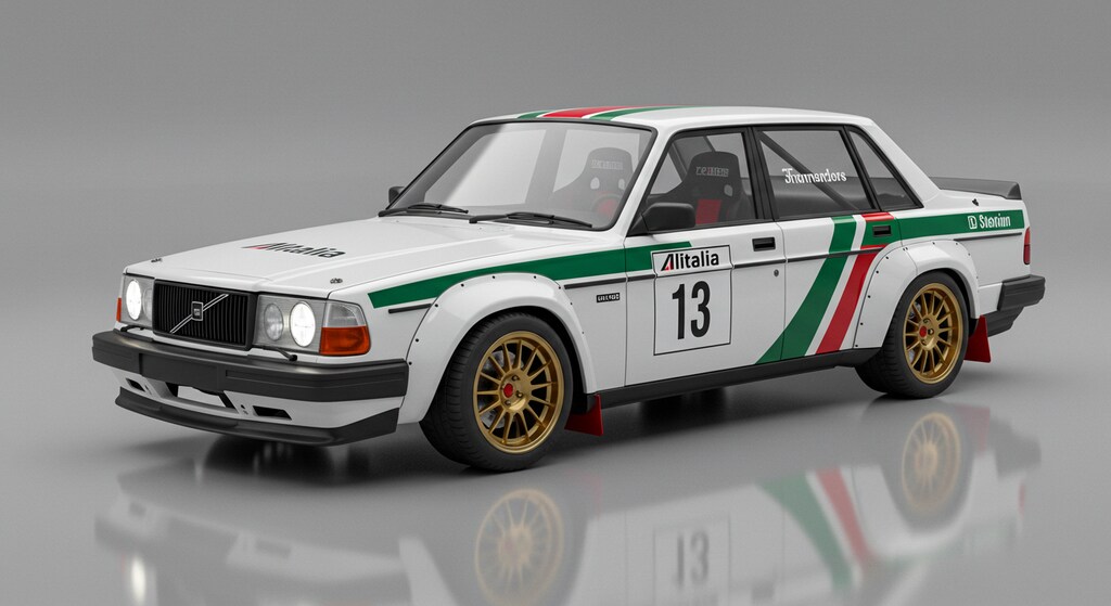 アリタリアボルボ240ラリーカー