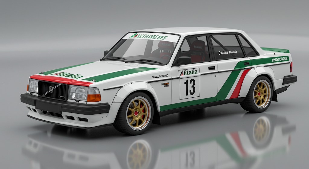 アリタリアボルボ240ラリーカー