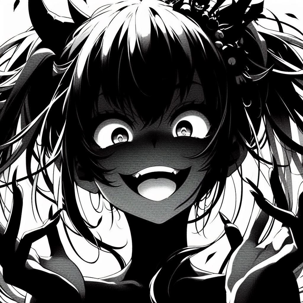 悪魔娘の笑み